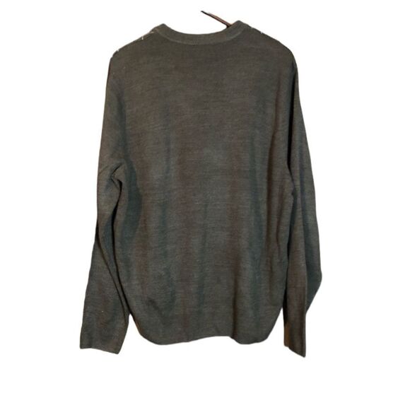 NWT! Dockers argyle v neck grey sweater‎ - Picture 10 of 12